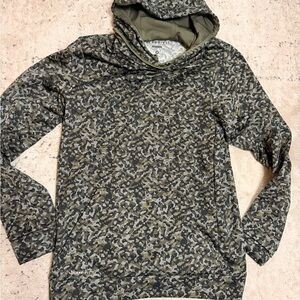 Nike Men's Green Camouflage Sweater